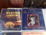 12 VINYL ALBUMS INCLUDING 2 AT WESTERN CAMPFIRES SONS OF PURPLE SAGE THE VO