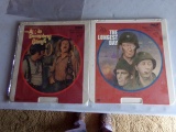 TWO RCA SELECTA VISION VIDEO DISKS INCLUDING THE APPLE DUMPLING GANG AND TH