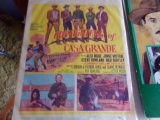 COLLECTION OF MOVIE COLLECTIBLES INCLUDING 14 X 16 POSTER GUNFIGHTERS OF CA
