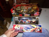 JOHN WAYNE NASCAR STERLING MARLIN NEW IN BOX TRACTOR TRAILER AND RACE CARS