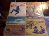 12 VINYL ALBUMS TO INCLUDE GREATEST HITS OF SHEB WOOLEY 3 THE LONE RANGER D