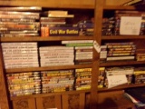 COLLECTION OF DVDS AND WAR MOVIES INCLUDING SILENT MOVIES GUNS OF HONOR RID