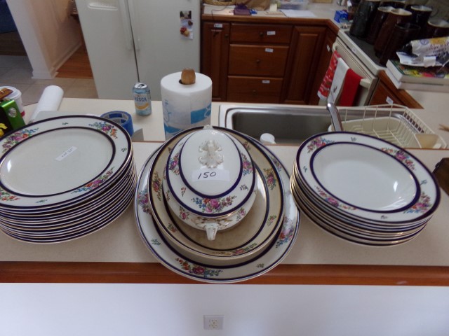 SET OF 25 PIECES BOOTHS SILICON CHINA ENGLAND Proxibid