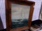 FRAMED OIL ON CANVAS SKIPJACKS WORKING BY WINTERBOTTOM