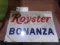 METAL ROYSTER BONANZA SIGN