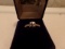 14 KT YELLOW GOLD ENGAGEMENT WITH DIAMOND .8 DWT