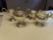 PAIR OF WEIGHTED STERLING CREAM AND SUGAR T WEIGHT 14.37 T OZ