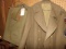 1940S WWII ARMY UNIFORM AND OVERCOAT AND STRIPES