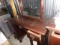 MAHOGANY DRESSING TABLE WITH MIRROR MATCHES LOTS 662 AND 663