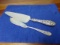 STIEFF STERLING CAKE SERVER AND BUTTER KNIFE 4.30 T OZ
