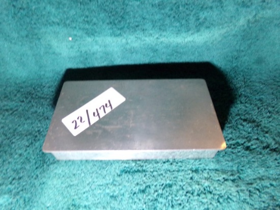 STIEFF PEWTER P34 CIGARETTE BOX 6 3/4 X 3 3/4