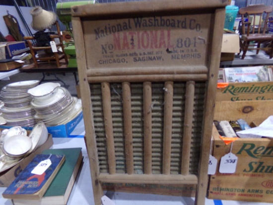 ANTIQUE NATIONAL WASHBOARD 801