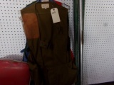 FIVE SHOOTING VESTS SIZES 42 THROUGH 46