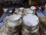 SET OF POPE GOSSER CHINA MELROSE PATTERN APPROXIMATELY 60 PCS