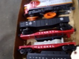 BOX LOT OF LIONEL ENGINE SANTE FE BUILT 8/57  #218 AND NYC #6462 AND LIONEL
