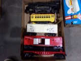 BOX LOT OF LIONEL ENGINE #2037 LIONELVILLE RAPID TRANSIT #60 FRISCO SLSF #6