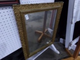 GILT FRAMED MIRROR APPROX 22 X 26