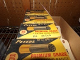 BOX LOT WITH 4 BOXES OF PETERS PREMIUM GRADE 12 GA 6 AND 7 1/2 OVER 75 RDS