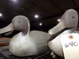 THREE PINTAIL PLASTI DUCK DECOYS