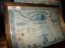 TWO FRAMED UNDER GLASS STOCK CERTIFICATES ONE FOR PASSENGER RAILWAY 13 AND