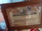 FRAMED UNDER GLASS STOCK CERTIFICATE FOR PHILADELPHIA RAPID TRANSIT CO $50