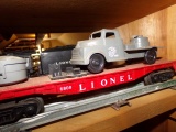 SET OF NINE LIONEL CARS INCLUDING ENGINE 8111 DT&I GENERAL MILLS CAR 9090 R