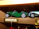SET OF TEN MATCHBOX MODELS OF YESTERYEAR INCLUDING 1936 JAGUAR SS100 GREEN