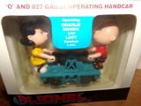 FIVE LIONEL NEW IN BOX TRACTOR TRUCK CHARLIE BROWN AND LUCY HAND CAR PENN C
