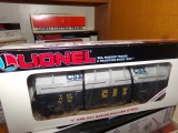 FOUR LIONEL NEW IN BOX CSX GONDOLA GREAT NORTHERN DBL DOOR BOX CAR OUTLAW C