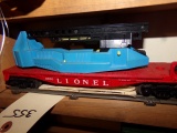 SET OF FIVE LIONEL FLATBED 6650 WITH CRANE CABOOSE 6017 READING CABOOSE 906