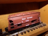 FOUR LIONEL INCLUDING NWB BOX CAR 19808 PA 19807 PA DINING CAR 19002 GN COA