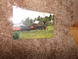 TWO BOXES OF POSTCARDS MOSTLY TRAIN RELATED 1911 1912 1930S AND MORE OVER 1