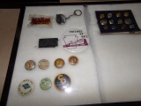 COLLECTION RAILROAD UNIFORM BUTTONS PINS EARLY 1918 AND MORE