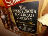 WOODEN HAND PAINTED SEMINAR SIGN  PA RR APPROXIMATELY 24 X 36