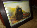 FRAMED UNDERGLASS PRINT THE WORLDS GREATEST HIGHWAY PENNSYLVANIA RR APPROX