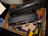 EARLY LIONEL ENGINE 2046 WITH COAL CAR AND MISC ITEMS