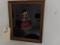 FRAMED NEEDLE POINT VICTORIAN LADY