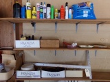 CONTENTS OF THREE SHELVES INCLUDING JUMPERS T SQUARE AUTOMOTIVE SUPPLIES AN