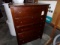 ANTIQUE 5 DRAWER OAK BUREAU