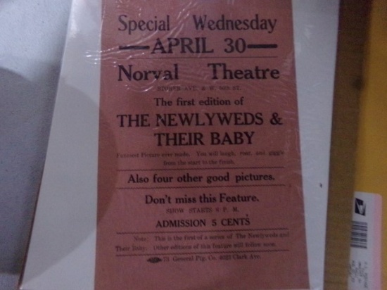 LOT OF ADVERTISING INCLUDING GRAPE NUTS THEATER AND MORE