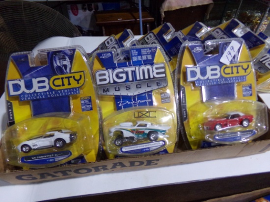 BOX OF DUB CITY AND MUSCLE CARS