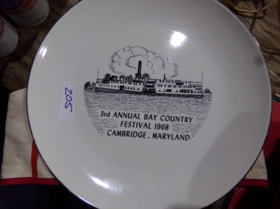 COLLECTION OF BAY COUNTRY FESTIVAL PLATES 1960 AND 1970