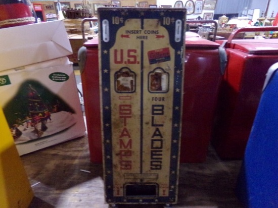 US STAMP AND GILLETTE DISPENSER