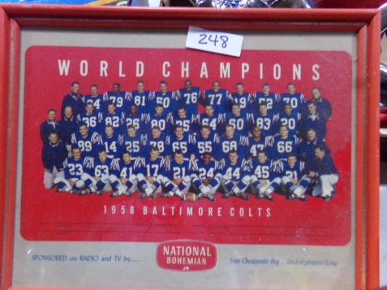 PHOTO OF WORLD CHAMPION 1958 COLTS NATIONAL BO