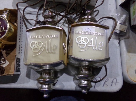 PAIR OF BALLANTINE ALE LIGHTS