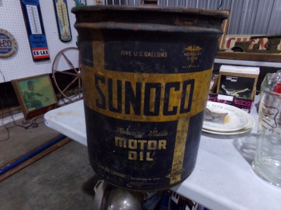 SUNOCO MOTOR OIL 5 GALLON CAN