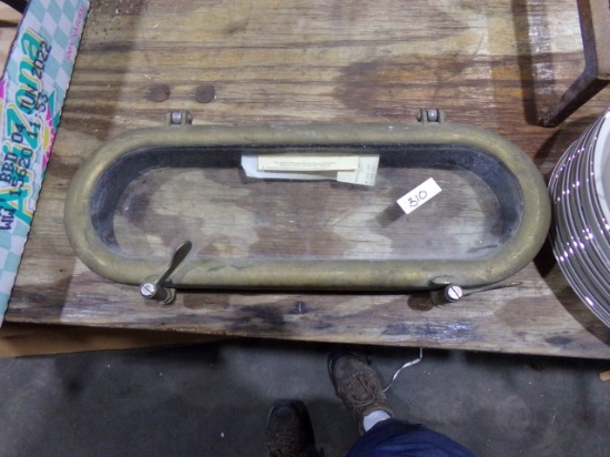 BRASS OVAL PORT HOLE 19 X 7