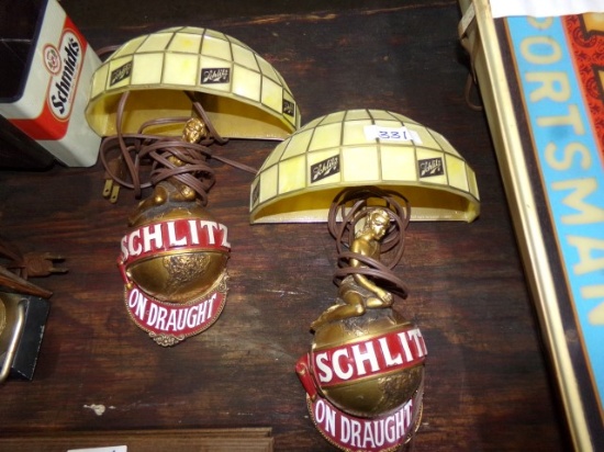 SCHLITZ LIGHT FIXTURES
