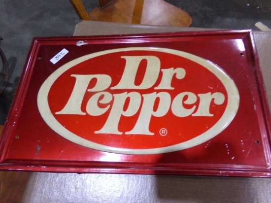 TIN DR PEPPER SIGN 20 X 12