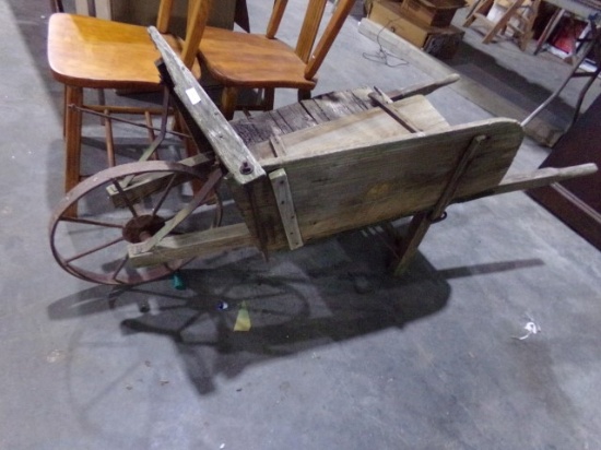 ANTIQUE WHEEL BARROW